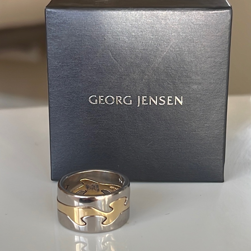 Georg Jensen 18k fusion ring - Picture 4 of 17